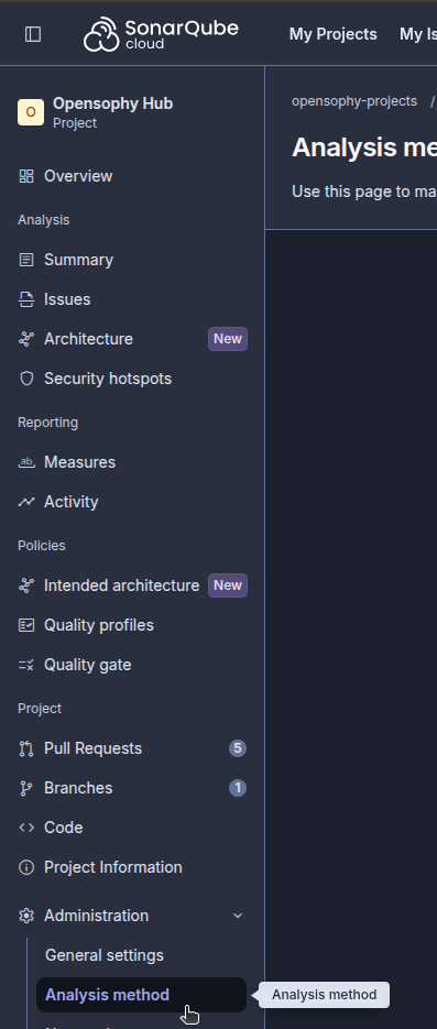 Вот тут настройки выбора анализа. Текст