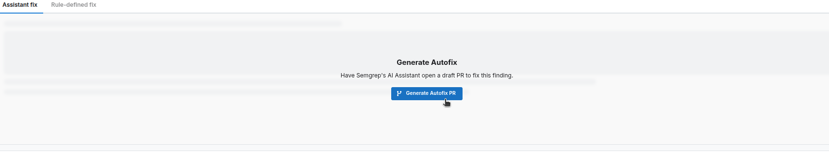Автофикс с помощью ИИ-Режима. Текст